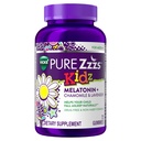 PURE ZZZS Kidz, Dzieci Melatonina Gummy, Pomoc senna, Niska ilość Melatoniny dla dzieci, z rumianku i lawendy, Melatonina 1 mg, Melatonina Gumies Dzieci, Berry Flavored, 72 Gummies snu