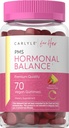 Carlyle Hormonal Balance for Women & PMS Supplement Equipment 124; 70 Gummies Equipment 124; Witamina Complex Equipment 124; z żelaza Equipment 124; Wegan, Non-GMO, Gluten Free Equipment 124; dla niej
