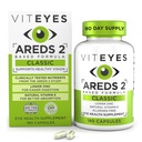 Viteyes AREDS 2 Witaminy oka, Classic Macular Support, Allergen wolne kapsułki, z naturalną witaminą E, Witamina C, Cynk, Miedź, Luteina i Zeaksantyna, Eye Doctor Trusted, Produkowane w USA, 180 Ct
