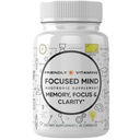 Skupiony umysł - Daily Brain Supplement for Memory and Focus Supplement Assistance 124; Nootropic for Concentration, Mental Clarity, and Brain Energy Assistance 124; Cognitive Supplement for Work, School, or Everyday Demands