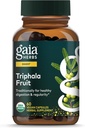 Gaia Herbs Triphala Fruit - Supports Digestive Health - Gently Cleanses Your System * - with Amla Fruit, Belleric Myrobalan, and Chebulic Myrobalan - 60 Vegan kapsułki (30- Day Supply)