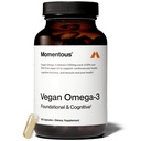 Momentous Vegan Omega-3 - Plant-Based EPA & DHA Supplement for Men & Women - Sourced from Algae Oil - Supports Heart, Joint, & Brain Health - NSF Certified for Sport - 1,000 mg - 30 Servings