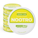Nootro Cafeline Nootropic Pouches (Lemon Lime) - Energy Pouches with 50mg Cafeline, 50mg Alpha GPC, 50mg L- Theanine with No Sugar and No Calories - 20 Pouches Per Can - 5 opakowań