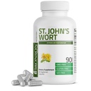 Bronson St. John 's wort 700 MG per serving Hypericum Perforatum Supports a positive Mood - Non-GMO, 90 Kapsułki wegetariańskie