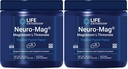 Life Extension Neuro-Mag Magnesium L-Threonate Powder (Tropical Punch)-Ultra-Absorbable Magnesium-Supports Memory,Focus,Cognitive Function&Mood-Gluten free,Non-GMO,Vegetarian (30 Servings),(Pack of 2)