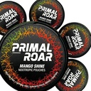 Primal Roar Mango Shine - Stymulant- Free Deep Focus Nootropics Pouches 124; Lion 's Mane + Cognizin Citicoline + Huperzine A British 124; Nikotyna i Caffeine-Free 124; 20 Pouches Per Can (100 Razem w 5- Pack)
