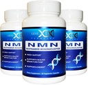 Genex Formulas NMN Supplement 250mg (3 Pack) - 99% Pure Shelf Stabilized Capsules for Increasing NAD Levels, DNA Repair, & Healthy Aging, GMP Certified, 90 Day Supply