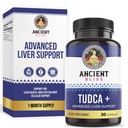 Ancient Bliss Tudca 500mg, 30 Kapsułki (Kwas tauroursodeoksycholowy) - Bile Salts Liver Supplement Supplement, Natural Bitter Taste- Vegan Friendly, Nie GMO, Gluten wolne kapsułki (30 Kapsułki (Opakowanie 1))