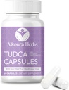 AIKOURA TUDCA 800mg - Suplement do wsparcia wątroby - 60 Kapsułek wegetariańskich z mlekiem Thistle, Ginseng & Ashwagandha - Promotes Gut & Ogólne zdrowie.