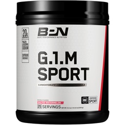 BARE ZMIENNE WYMOGI, BPN G.1.M Go One More Sport, Endurance Training Fuel, Superior Carbohydrate & Electrolytes Powder Formula, Zmniejszone zmęczenie, Salted Arvelon, 25 Służenie