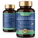 Luteina 40 mg & Zeaksantyna 8 mg Witaminy do oczu, z Astaksantyną, Bilberry, Tauryna, Witaminy A C E Cynk, Blue Light & Macular Support, 120 Kapsułki Veggie