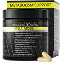 Formulation Factory Metabolism Booster - Melt Mode Natural Thermogenic Support with Glucomannan, L-Carnitine & Green Tea Extract - Advanced Satiety & Energy - 120 Capsules, 2 Month Supply