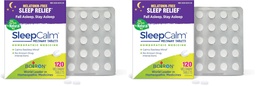Boiron SleepCalm Tablets Sleep Aid for Deep, Relaxing, Restful Nighttime Sleep - Melatonin - Free i Non Habit- Forming -, 120 Count (Pack of 2)