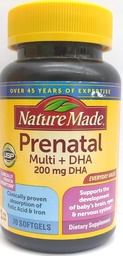 Nature Made Prenatal Multi + DHA, 70 softgeli