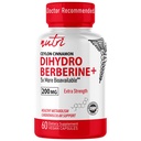 Fuzje przyrody Dihydroberberine Supplement 200mg 60 Kapsułki - z Ceylon Cynamon, 5X Bardziej skuteczne niż regularne Berberine HCL - Suplementy Nutri