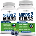 NOWY WIEK OBSZARY 2 Witamina Eye zawiera Bilberry 6000mg Luteina (32 mg), nasiona winorośli (6000 mg), Eyebright (1000 mg) i Zeaksantynę (8 mg) - 120