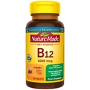 Nature Made Witamina B12 1000 µg, Łatwy do przyjęcia Witamina B12 Podjęzykowe tabletki do wspomagania metabolizmu energii, 150 Sugar Free tabletki szybko rozpuszczalne, 150 Day Supply