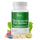 Termogeniczne spalanie tłuszczu dla kobiet i mężczyzn - Brazylijczyk Lean Diet Pigułki 124; Appetite Suppressant & Metabolity Booster w / Zielona herbata, Garcinia, ACV Baseball 124; Tłuszcz brzuszny, Energia & Bloating Support, Non-GMO, Made in USA