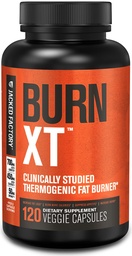 Jacked Factory Burn- XT Klinicznie zbadane tłuszcz Burner & Weight Utrata Suplement - Apetite Supressant & Energy Booster - z Acetylem L- Karnityna, Green Tea Extract i więcej - 120 Natural Diet Pills
