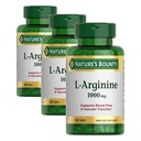 Nature 's Bounty L- Arginine 1000mg for Support Blood Flow and Vascular Function - Non-GMO, Gluten Free, 50 Tablets (Opakowanie po 3)
