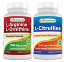 Best Naturals L- Arginine L- Ornitine - 1000mg & L- Citruline 1500mg