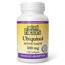 Naturalne czynniki Ubichinol 100 mg - Wspiera Heart Health & Natural Vitality - Antyoksydant Supplement z Superior Absorption - Wsparcie energetyczne z olejem lnianym - 120 Softgels (120 Servings)