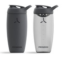 Promixx PURSUIT Butelka z białkiem Shaker 2- Pack - Premia Butelki Blender sportowe do mieszania białek i Shakes suplement - 1 Stal nierdzewna 550ml, 1 Ecozen 700ml - Grafit Gray