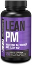 Jacked Factory Lean PM Night Fat Burner, Supplement Aid Sleep, & Appetite Suppressant for Men and Wolny od stresu Weggie Weight Loss Diet Pills
