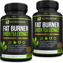 Premium Green Tea ekstrakt tłuszczu Burner Supplement EGCG- Natural Appetite Suppresant- Healthy Weight Loss Diet Pills, które działają szybko dla kobiet i Men- Detox Metabosis Booster do spalania tłuszczu brzucha Fast- opakowanie