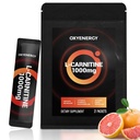 Tlen Energy Liquid L- Carnitine Supplement 1000mg - Delikatny do codziennego użytku, Zero Calorie, Bez cukru, Bezstymulacyjne tłuszcz Burning & Endurance Booster, 21 On- the- Indywidualne kleszcze płynne