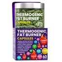 Termogeniczne tłuszcz Burner Kapsułki - Odchudzanie Pigułki dla Kobiet i Mężczyzn, Appetite Supressant, Metabolity Booster - Zielona herbata, Wyciąg z kawy, Garcinia Cambogia - Dieta Pigułki dla utraty wagi - 60 Kapsułki