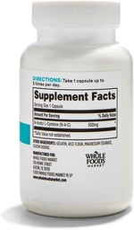 365 by Whole Foods Market, N- Acetyl L- Cysteine 500 MG, 100 Count (Pack of 2)