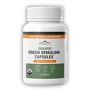 Lone Star Botanicals Organic Spirulina kapsułki - 100% Czysty Blue- Zielony Algae, No Fishy Smell, Superfood Supplement, Wegan, Non-GMO, Gluten- Free (120 Count, Green Spirulina)