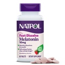 Natrol Melatonina 10mg Szybko Rozpuścić tabletki - Truskawka Flavor, 60 Hrabia, Wsparcie snu, Szybko Rozpuścić Melatonina dla dorosłych, 60- Day Supply