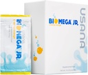 USANA BiOmega Jr. Fish Oil Supplement with Omega 3 Fatty Acids for Kids 4+ - 14 Packets