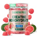 Monowodne Gummie Kreatynowe 5000mg dla mężczyzn i kobiet, Monowodny Kreatywny dla mięśni, Muskularny Builder, Energy Boost, Pre- Workout Supplement (120 Count) -Arbuz Flavor