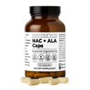 Santa Cruz Paleo, NAC + ALA Caps, NAC Supplement and Antioxidant Complex with Alpha Lipoic Acid and N-Acetyl Cysteine, Cellular Support and Nutrient Balance, Gluten Free, Keto, Paleo, 60 Capsules