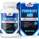 Male Fertility Supplement, Pre Conception Fertility Supplements for Men with CoQ10, Maca Root, Zinc & NAC, Mens Prenatal Vitamins for Optimal Sperm Count Motility, Conception for Him, 120 Capsules