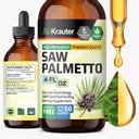 BIO KRAUTER Saw Palmetto Extract - Vegan Saw Palmetto for Men and Women - Support Urininary - Alcohol & Sugar Free - 4 Fl.Oz.