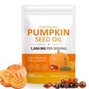 300PCS Pumpkin Seed Oil Capsules,2 in 1 Pumpkin Seed Oil with Saw Palmetto for Hair Growth, Skin Supplement, Support Prostate,Cold Pressed, Heart, | Non-GMO | Gluten Free