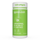 UpNourish Liposomal Vitamin D3 50000 IU (Vitamina D3 de 50000) with 1000 mcg Vitamin K, High Dose Vitamin D3 K2, Vitamin D 50000 IU with K1, K2 MK-4 and MK-7, 120 Mini Softgels