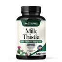 Mleko Thistle 1000mg - Suplement do detoksu wątrobowego z ekstraktem silimaryny & Dandelion Root - Delikatna oczyszczona wątroba ziołowa dla mężczyzn i kobiet - Wsparcie dla zdrowia wątroby - Non-GMO - 120 Kapsułki wegetariańskie