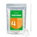 Wananfu Rozmiar 4 Puste kapsułki wegetariańskie (500 hrabiego) Pasek z 2 łyżki Micro Lab, Klarowny wypełnialny Veggie Pill Kapsułki Rozmiar 4 do tworzenia własnych suplementów