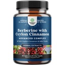 Balansowanie Berberine Plus 1200mg Per Serving Complex - Antyoksydant Berberine z Ceylon Cynamon Kapsułki Plus Silymarin Milk Thistle Extract - Aktywny PK dla Heart Health and Sugar Support 60 Kapsułki