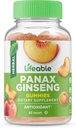 Żywotny Panax Ginseng Supplement Equipment 124; Great Tasting Ginseng Supplements Equipment 124; Panax Ginseng Extract Equipment 124; Ginseng Gummies for Women, Men, Dorośli Equipment 124; 90 Gummies