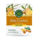 Tradycyjne Medicinals, Organic Belly Comfort Lozenges Lemon Ginger, Relieves Nudności, 30 Indywidualnie zapakowane Lozenges