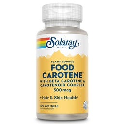SOLARAY Food Caroten, Witamina A 10000 j. m.