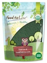 Żywność do życia Organic Chlorella Proszek, 1 funt - Non-GMO, Kosher, Surowy zielony Algae, Wegan Superfood, luzem, Czysty Vegan Green Protein, Bogaty w witaminy i minerały, Wielki dla napojów, Broken Cell Wall