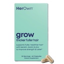 her own Grow Capsules, Keratin Hair Growth Support, Skin & Nails, Biotin and Collagen Supplement, Hyaluronic Acid, 60 Capsules