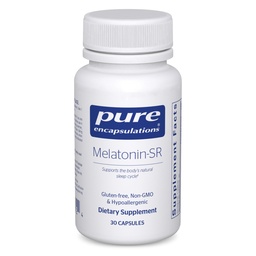 Czyste enkapsulacje Melatonina- SR - Rozszerzone wydanie Melatonina - Obsługuje Resteful Sleep * - Suplement do snu - Gluten Free & Vegan - 30 Kapsułki